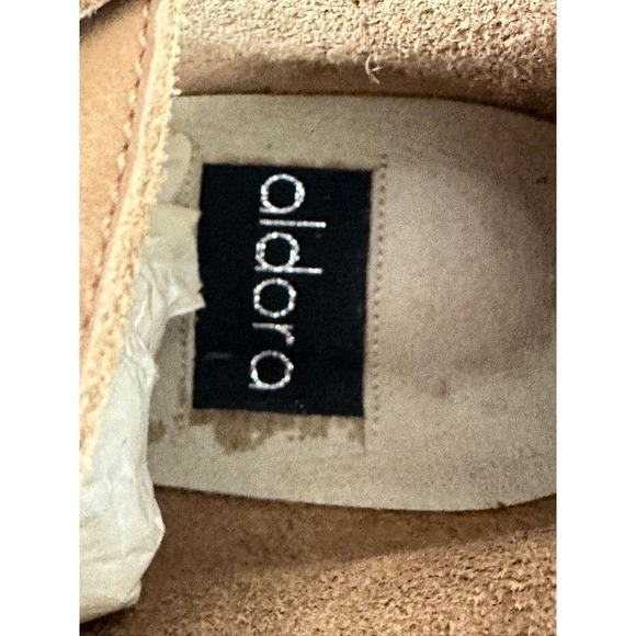 VTG Aldora Chukka Boot Suede Leather Heeled Spain 8.5 B Square Toe - Picture 7 of 8